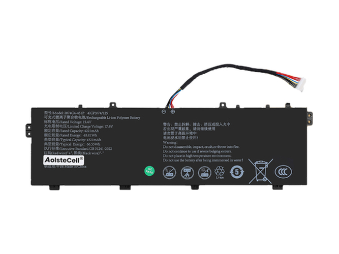 AolsteCell 2874C4-4S1P baterija